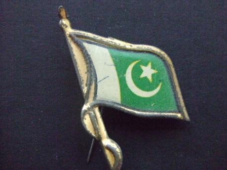 Pakistan land in Zuid-Azië vlag ( halve maan)